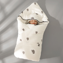 Baby huddled spring and autumn cotton thickened new baby products newborn baby products newborn baby swaddling bag dual use out