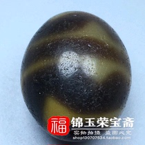 Natural to pure Hot selling old material horseshoe pattern (double tiger teeth Tianzhu)Old Tibetan old goods tooth yellow pendant package old