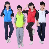 New sportswear parent-child volleyball suit suit Tennis suit Group purchase mens and womens long-sleeved trousers table tennis jacket