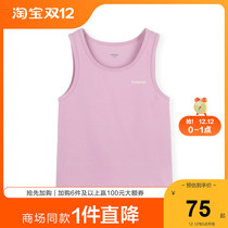 (Store delivery) Balabala childrens vest autumn and winter childrens comfortable tops sweet and casual