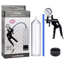  ProXtra Qibao Hero Male manual rod gun version Blue negative pressure vacuum exerciser Penis stretching pump