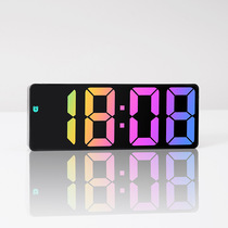 INS personality new LED large word electronic clock bedhead alarm clock simple fashion display big screen clock 0725