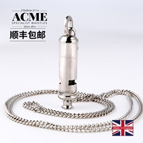 British ACME Metropolitan15 nickel-plated Metropolitan whistle siren outdoor survival whistle