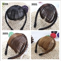 Huimei wig bangs invisible braid air bangs no trace fake bangs with hairband very thin realistic head curtain