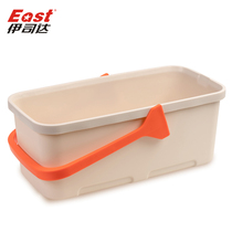 Mop squeezed bucket plastic hand-held flat mop washing bucket household rectangular mop bucket