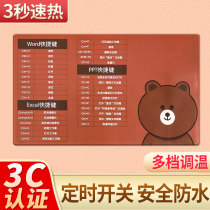 Heating Mouse Pad Extra-large Fever Warm Table Mat Office Computer Girls Warm Hands Table Mat Student Tabletop Heating Mat