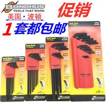 American BONDHUS Bolton Set Imported Ball Head Allen Wrench 10946 10992 10999 10937
