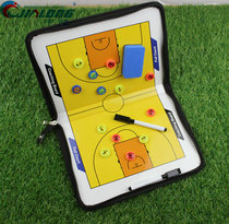 New zipper bag basketball Magnetic folding tactical board coach command demonstration this game training tactical book