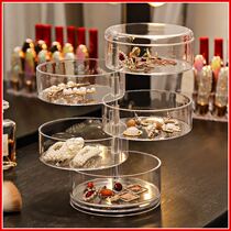Transparent Swivel First Decorated Case Head Rope Case Hairpin Earrings Earrings Shelving Shelving Nail necklace Earrings Pendant containing box