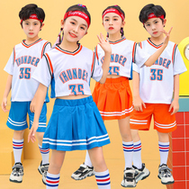 Childrens cheerleading performance costumes primary and secondary school students street dance jazz dance costume School Sports Meeting class suit suit