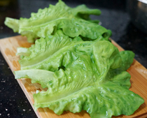 New simulation PVC waterproof lettuce leaf pad meat food props model vegetable hotel decorative vegetable fake leaves