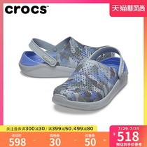 Crocs mens shoes 2021 spring new Crocs womens shoes summer literide camouflage hole shoes) 206491
