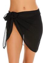 Lady Beach Snow Spinning Bottom Half Body Wrap dress anti-walking optical mesh Swimsuit External Lap Hood Beach shelter Skirt Bikini