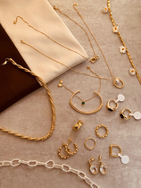 Very Vintage jewelry collection faint retro flavor fashionable and foreign necklace earrings rings