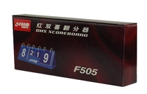 Red Double Happiness card flip card table tennis match scoreboard F505 scorer scorer scorer