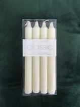 MOMOS Mo classic European smokeless and tasteless white long rod cup-shaped candle Note: Candles are not only sold