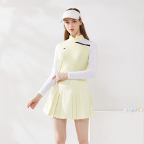 2022 Spring Summer Style Golf Lady Clothing Ice Silk Sunscreen Long Sleeve Elastic Speed Dry Sports Blouse Golf Suit
