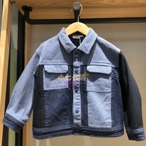 M latin maladine childrens clothing domestic 2021 autumn boys fashion denim coat 511012698D