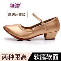 Dance No Latin dance shoes Children girl dance shoes womens modern dance low Dance dance practice Waltz dance dance shoes