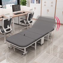 Lunch break folding bed sheet bed Household portable bed Office adult simple bed Nap four fold bed