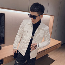 Hong Kong mens light down jacket mens short fashion handsome 2021 new winter lightweight thin overalls