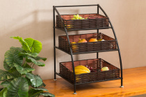 European-style creative multi-layer tray Cup plate Vegetable plate Fruit and vegetable plate Cup holder Tea cup plate storage rack