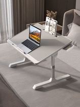 Foldable lifting bed small table minimalist dormitory student bed upper table bedroom home small table plate notebook computer bracket sloth person table adjustable simple learning and writing floating window knee upper table