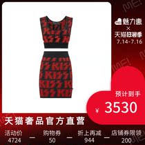 Philipp Plein Spring   Summer 2020 Womens Letter Print Slim 2-piece Set-Red S