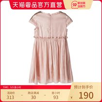 Pider BB rose golden sequin stitching half-sleeve dress cute girl dress Princess sweet