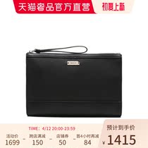 Bally Balli black coated cotton cloth with leather LOGO signage for mens hands