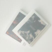 Slot pocket type storage book 6 inch large capacity patch bill invoice note favorites transparent insert type album postcard small card album couple paragraph A6 photo book 40