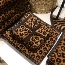 Wild and sexy coexist Zara Home counter jacquard spotted BAO WEN towel bath towel washcloth Nordic