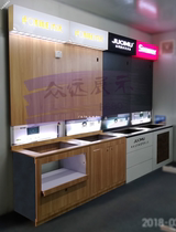 Range Hood display rack display cabinet kitchen shelf gas gas stove display cabinet disinfection cabinet stove booth cabinet