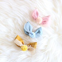 Pet hairclip hairball rabbit ear frog clip Teddy Yorkshire Marzissisch dog clip