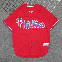 European and American baseball shirt men and women large size hiphop baseball uniform short-sleeved cardigan T-shirt jacket hip-hop jersey top tide