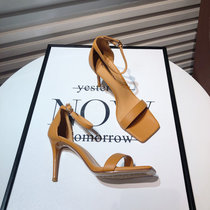 Carlota Studio sexy one-word buckle fashion sandals womens 2022 new summer simple temperament