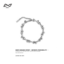 omto Liu Yaowen the same couple bracelet male ins cold trend niche original design girl titanium steel gift