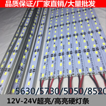 Led hard light 12V 12V 24V 5630 5730 5050 8520 8520 strips 5630 Exhibition cabinets Counter Jewellery