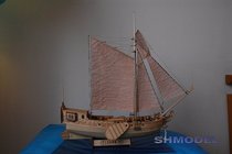 1:80 Royal Dutch Yacht (send 11mm wooden keg 2) ship model kit