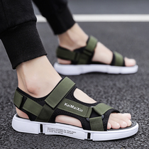 2021 new summer sandals mens shoes casual beach trend personality deodorant sandals wear sports slippers