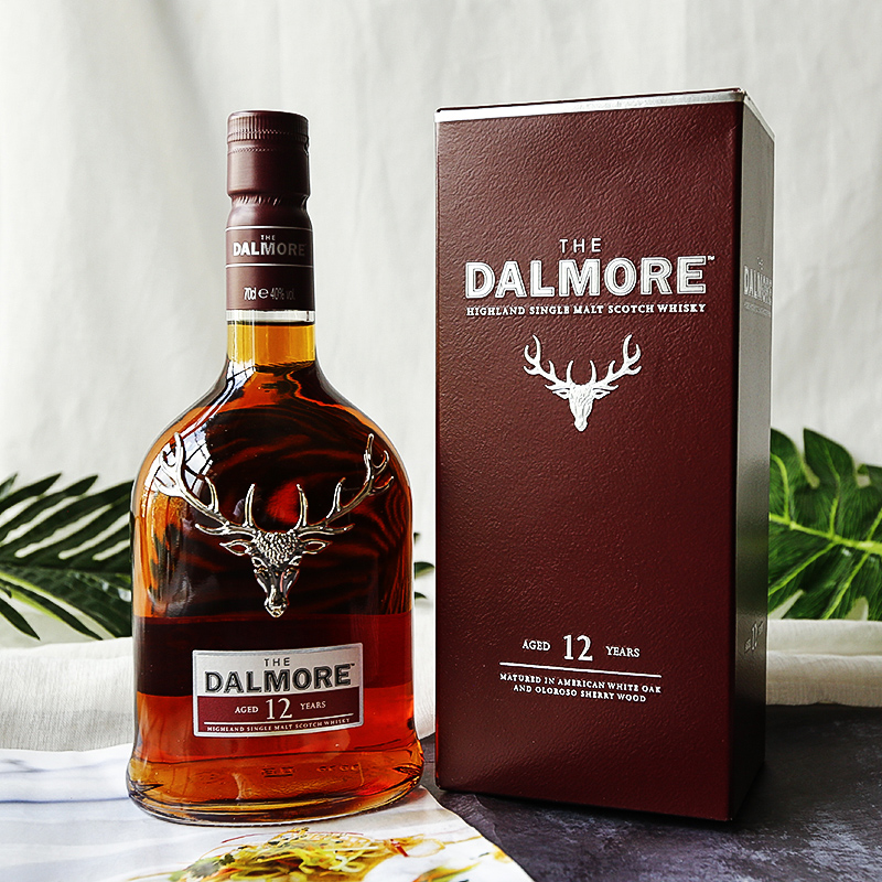 英国进口 DALMORE 大摩 单一麦芽威士忌 12年 700ml 凑单折后￥330