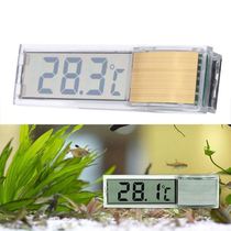 Fish tank thermometer high-precision external stickers transparent LCD electronic digital display Aquarium Fish Culture special high-precision water temperature measurement