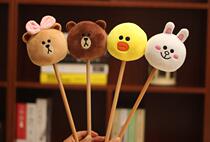 Brown bear beat back stick cartoon plush back stick cute knock artifact knock back artifact hammer Meridian beat Meridian beat small fist