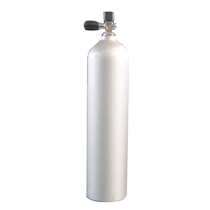 Diver special 7L liter aluminum alloy spare high pressure diving small oxygen cylinder with imported bottle head valve