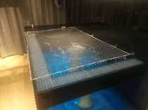 Koi fish pond anti-escape net fish pond anti-cat fish pond anti-falling leaf net fish tank anti-jump net cover fish box anti-jump net