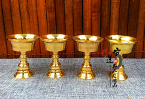 Thickened ghee lamp for Buddha lamp Ghee lamp for Buddha lamp holder Lamp cup can put ghee candle diameter 5 3m high 7cm