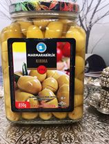  Green Olives 1480G Turkey imported open-ended nucleated green olives Olive fruit Ready-to-eat pickled vegetables