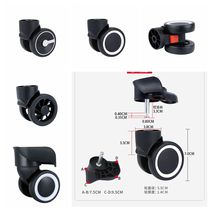  Suitcase wheel replacement accessories Trolley box Universal wheel roller Universal travel password box Suitcase wheel roller