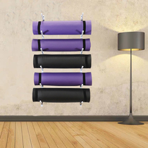 Yoga mat storage rack wall-mounted multi-layer simple large capacity gym yoga column foam shaft roller placement rack