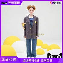 13de Marco West suit Qi Wei with smiley face Smiley JOINT SMALL BEAR SUIT JACKET FEMALE TIDE